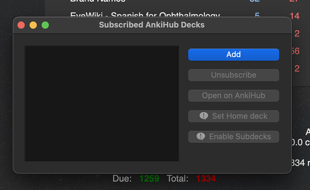 Subscribed decks not showing up 📖 AnkiHub Decks AnkiHub Community